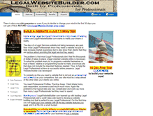 Tablet Screenshot of legalwebsitebuilder.com
